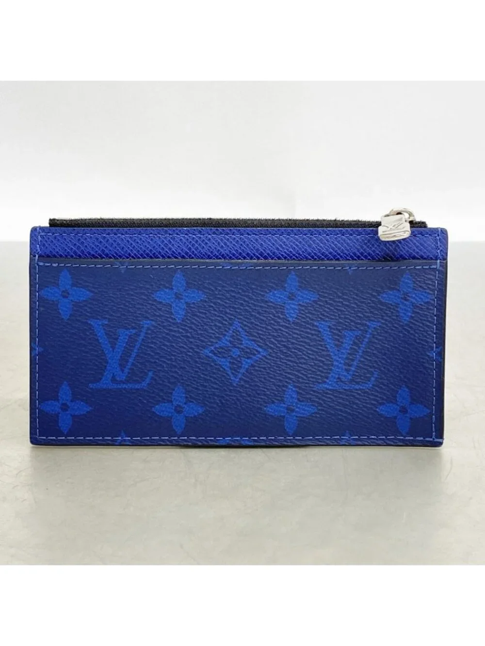 Louis Vuitton Taigarama Coin Card Holder Cobalt